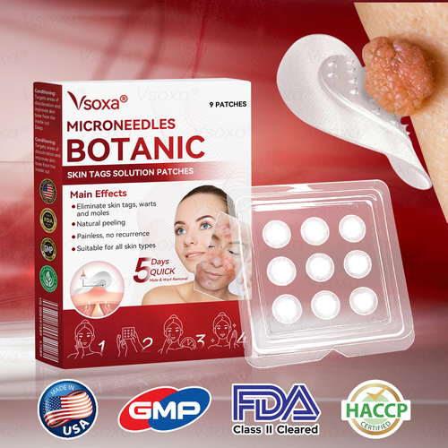 𝑉𝑠𝑜𝑥𝑎® 💧Microneedles Botanical Skin Tags Solution Patches - Made in the USA👩‍⚕️