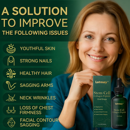 Change from the inside out 👨‍⚕️ 𝐿𝑜𝑡𝑚𝑎𝑦® 𝑆𝑡𝑒𝑚 𝐶𝑒𝑙𝑙 & 𝐶𝑜𝑙𝑙𝑎𝑔𝑒𝑛 𝑃𝑒𝑝𝑡𝑖𝑑𝑒 𝑂𝑟𝑎𝑙 𝐷𝑟𝑜𝑝𝑠 (Lift & Firm Sagging Skin & Reduce Wrinkle Formation)