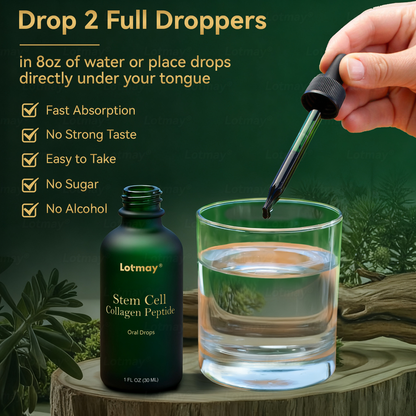 Change from the inside out 👨‍⚕️ 𝐿𝑜𝑡𝑚𝑎𝑦® 𝑆𝑡𝑒𝑚 𝐶𝑒𝑙𝑙 & 𝐶𝑜𝑙𝑙𝑎𝑔𝑒𝑛 𝑃𝑒𝑝𝑡𝑖𝑑𝑒 𝑂𝑟𝑎𝑙 𝐷𝑟𝑜𝑝𝑠 (Lift & Firm Sagging Skin & Reduce Wrinkle Formation)