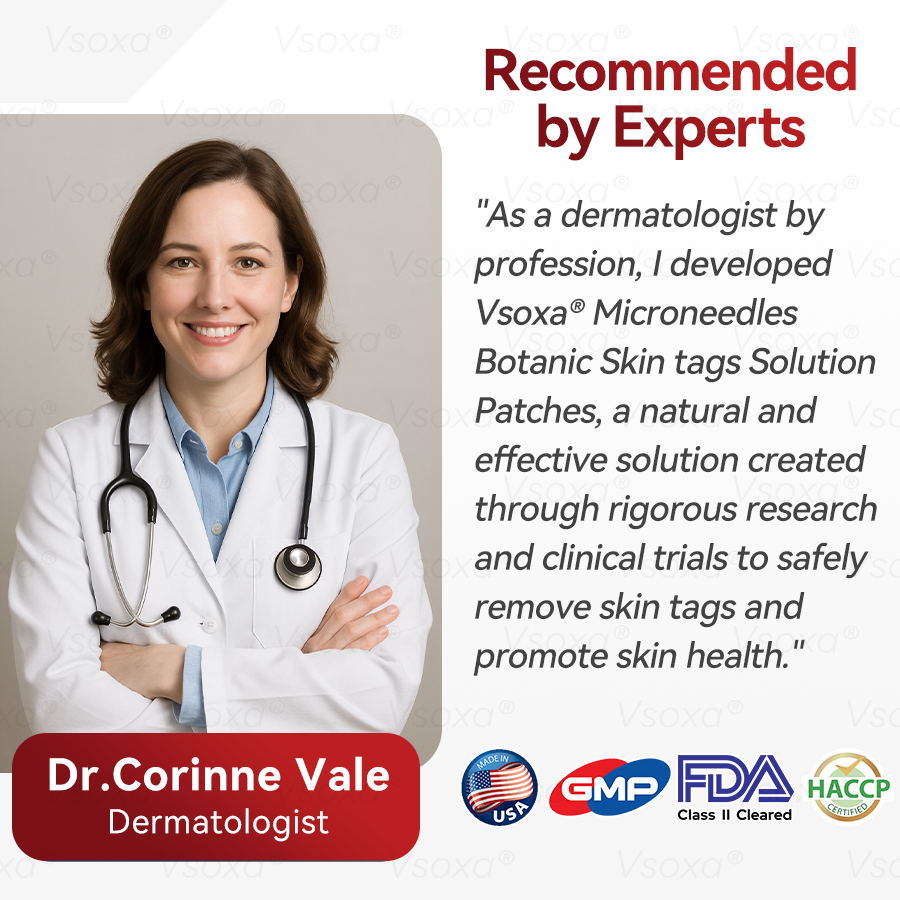 𝑉𝑠𝑜𝑥𝑎® 💧Microneedles Botanical Skin Tags Solution Patches - Made in the USA👩‍⚕️