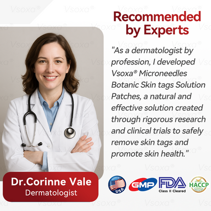 𝑉𝑠𝑜𝑥𝑎® 💧Microneedles Botanical Skin Tags Solution Patches - Made in the USA👩‍⚕️