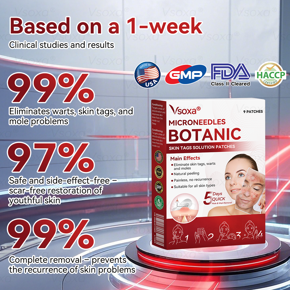 𝑉𝑠𝑜𝑥𝑎® 💧Microneedles Botanical Skin Tags Solution Patches - Made in the USA👩‍⚕️