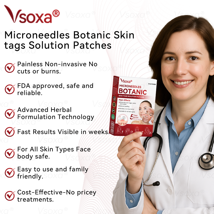 𝑉𝑠𝑜𝑥𝑎® 💧Microneedles Botanical Skin Tags Solution Patches - Made in the USA👩‍⚕️